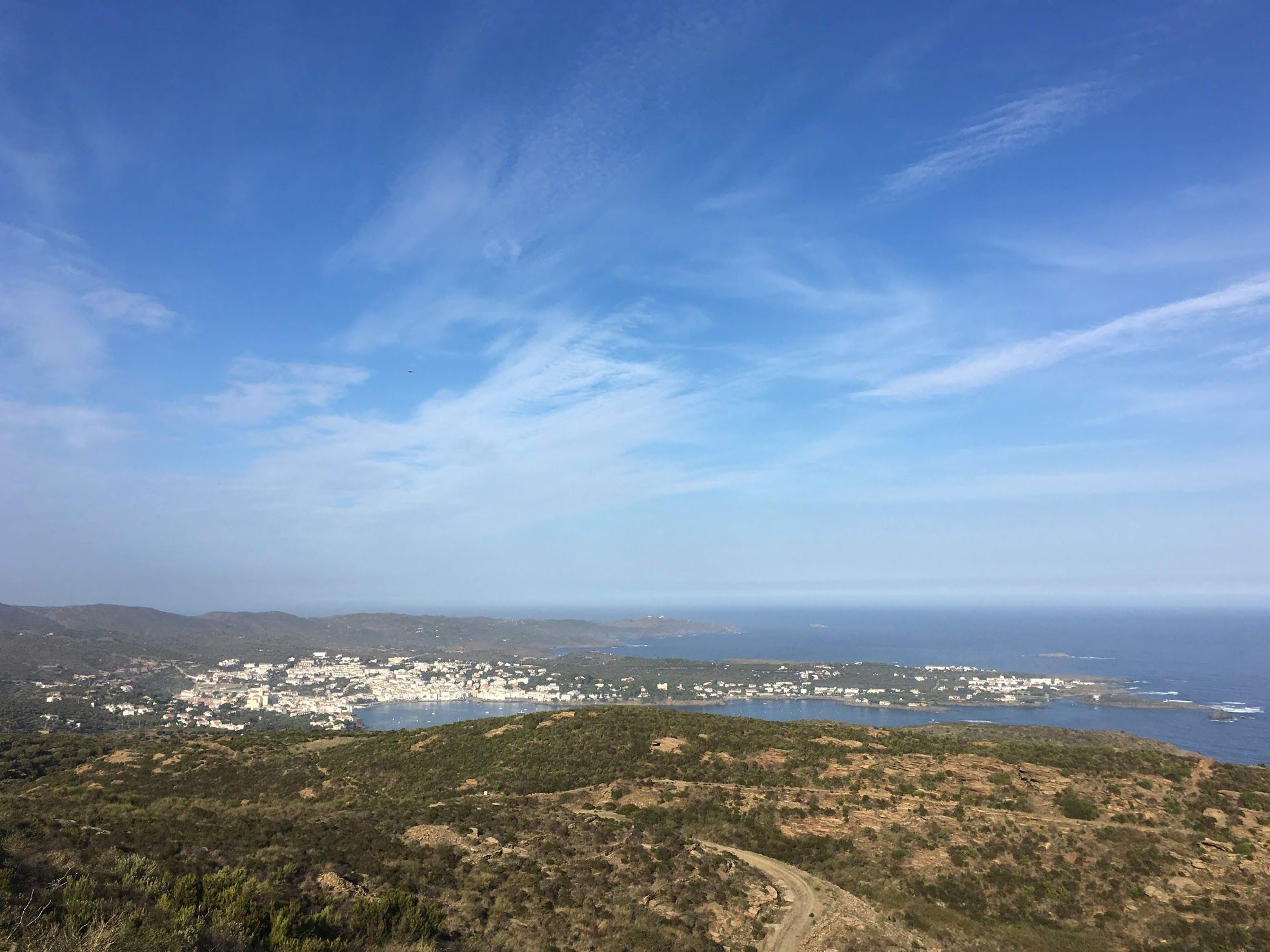View of Cadaques from the hike